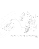 Osłona klamki, przód pr. - 51417210854