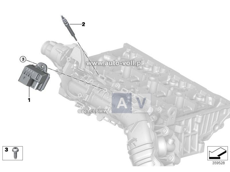 12218513152 Sterownik świec żarowych Bmw F20n F21n F45 F45
