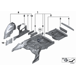 Podłoga bagażnika, tylko w połączeniu z - 41117285781