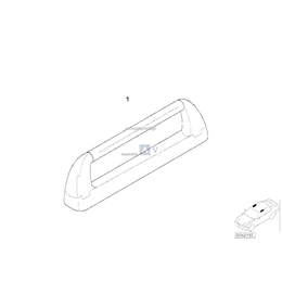 Uchwyt, hellgrau - 51168011142