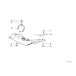 Rubber mounting - 23711130399