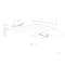 Uchwyt podsufitki tylny BMW E24 628CSi 630CSi 633CSi 635CSi M635CSi M6 - 51161839865