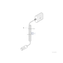 Only for white flashlight recepticle, Przewód - 82110004075