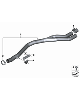 Uchwyt rury wyd. przedniej - 18308572038