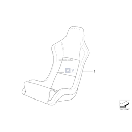 Fotel sportowy Recaro, lewy - 52100302831