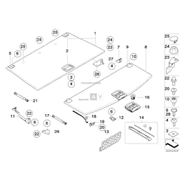 Siłownik pneum. wsuw. podł., tyln. - 51479139349