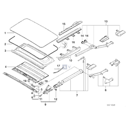 Element ślizgowy prawy - 54128172974