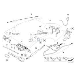 Element sterujący lewy - 54347161965