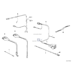 Kabel minus akumulatora - 61121359032