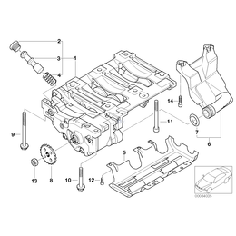 Przewód ssący smok BMW E46 E60N E81 E87 E84 X1 E88 E90 E91 E92 E93 - 11417500328