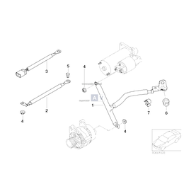 Przewód alternator-rozrusznik - 12427524015