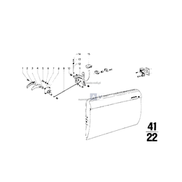 Element zdalny lewy - 51211800751