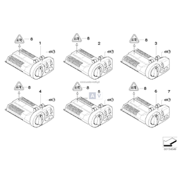 Sterownik świateł/lampy przeciwmg. - 61319133041
