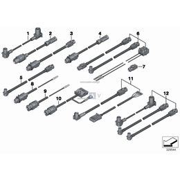 Suitable for Reversing camera, Przewód HSD - 61119238637