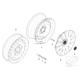 Oryginał BMW - 36111095004