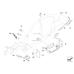 Kształtka progu tylna - 41217066155