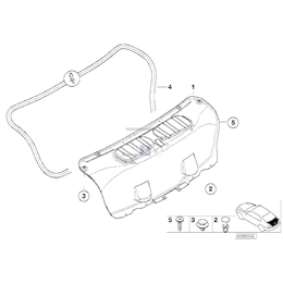 Uszczelka pokrywy bagażnika - 51718226715