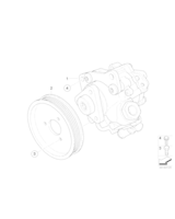 Pompa wspomagania układu kierowniczego - 32412283041