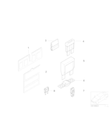 Naklejka, bezpieczniki, przód - 71233414471