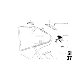 Listwa maskująca lewa - 51367740123