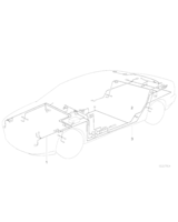 Dla samochodów z ASC+T, Wiązka przewodów podwozia - 61118354399