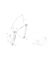 Prowadnica szyby prawa - 41517029288