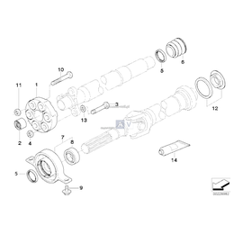 Wspornik centralny, aluminium - 26127572932
