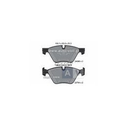 KLOCKI HAM. BMW P. 1/3 (E81/E87/E90) 1,6-3,0 03-13 EPAD