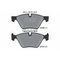 KLOCKI HAM. BMW P. 1/3 (E81/E87/E90) 1,6-3,0 03-13 EPAD
