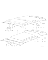 Osłona głośnika prawa - 51448149138