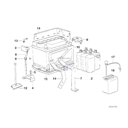 Uchwyt akumulatora - 61211388963