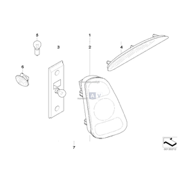 Zest. dop. - tyl. św. poz., kier. biały - 63210150980