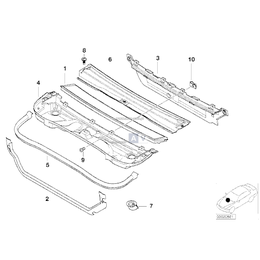 Uszczelka obudowy filtra - 51718215915