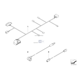 Kabel antenowy przeł. antenowego/TCU - 61126949077