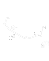 Kabłąk mocujący stabilizator - 31356754336