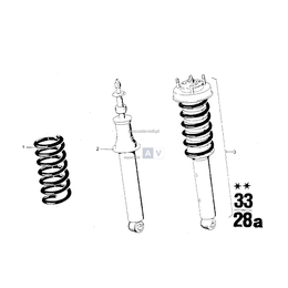 Sprężyna śrubowa - 33531118097
