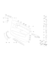 Tapicerka drzwi przednich,materiał,praw - 51419176290