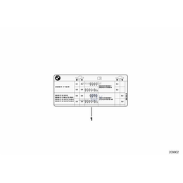 Naklejka inf. "Ciśnienie w oponach" - 71246859566