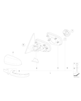 Osłona mechanizmu lewa - 51167180729
