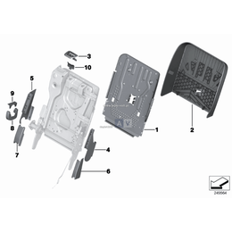 Osłona przegubu wewn., lewa - 52207242132