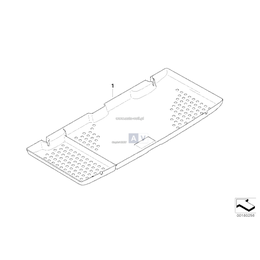 Mata kształtowa bagażnika - 51470416185