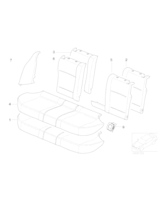 Mocowanie fotelika dla dziecka Isofix, Pianka fotela - 52207053143
