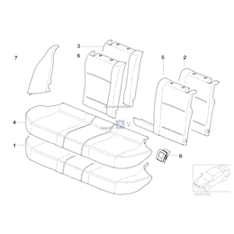 Mocowanie fotelika dla dziecka Isofix, Pianka fotela - 52207053143