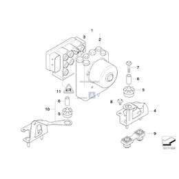 Wspornik agregatu hydraulicznego - 34506751702