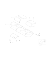 Osłona środkowej części fotela - 52237003320