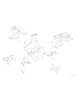 Wspornik sterownika hydraulicznego ABS - 41111975483