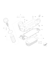 Zespół filtra oleju - 11427792444