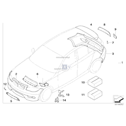 Oryginał BMW - 51120301916