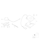 Uchwyt anteny GPS - 65908360722