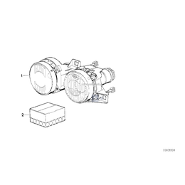 Reflektor podwójny prawy - 63121390768